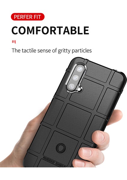 Darbeye Dayanıklı Sağlam Kare Izgara Doku Tpu Telefon Kılıfı Oneplus Nord Ce 5g-Yeşil (Yurt Dışından) fırsatları