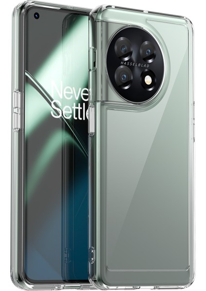 Oneplus 11 5g Yumuşak Tpu Sert Akrilik Telefon Kılıfı Şeffaf Darbeye Dayanıklı Telefon Kabuğu Kapağı-Şeffaf (Yurt Dışından)