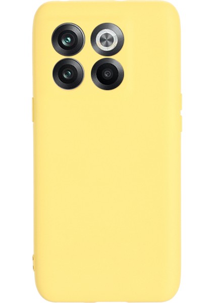 Oneplus 10T 5g/ace Pro 5g Sıvı Silikon Darbeye Dayanıklı Koruyucu Telefon Kılıfı Yumuşak Elyaf Astarlı Çizilmez Kılıf Kayışlı-Sarı (Yurt Dışından) modelleri