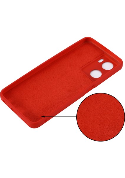 Oneplus Nord N20 Se 4g Kılıf Çizilmez Sıvı Silikon Telefon Kılıfı El Kayışı Ile-Kırmızı (Yurt Dışından) fırsatları