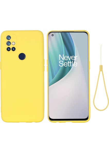 Oneplus Nord N10 5g-Sarı Için Darbeye Dayanıklı Yumuşak Sıvı Silikon Telefon Kılıfı (Yurt Dışından) fiyatları