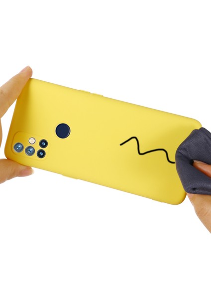 Oneplus Nord N10 5g-Sarı Için Darbeye Dayanıklı Yumuşak Sıvı Silikon Telefon Kılıfı (Yurt Dışından) fırsatları