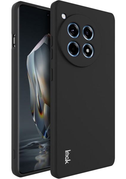 Imak Uc-4 Serisi Oneplus Ace 3 5G/12R 5g Kılıf Düz Kenar Yumuşak Tpu Telefon Kılıfı-Siyah (Yurt Dışından)