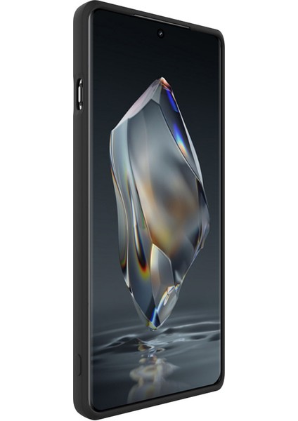 Imak Uc-4 Serisi Oneplus Ace 3 5G/12R 5g Kılıf Düz Kenar Yumuşak Tpu Telefon Kılıfı-Siyah (Yurt Dışından)