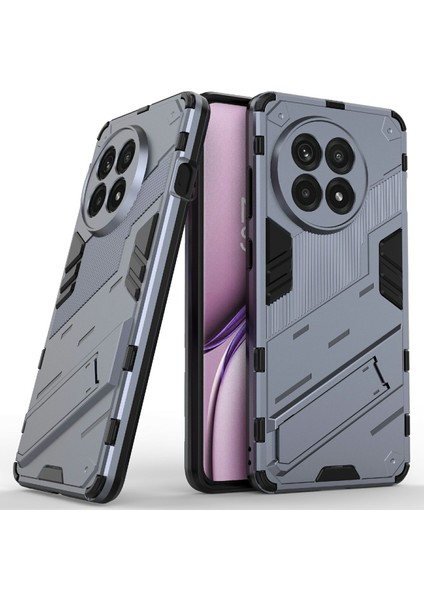 Oneplus 13R 5g/ace 5 5g/ace 5 Pro 5g Pc + Tpu Darbeye Dayanıklı Kılıf Kickstand ile Telefon Kılıfı-Gri (Yurt Dışından) modelleri