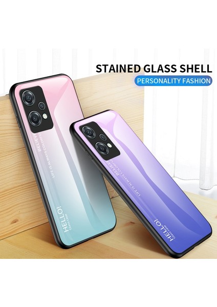 Oneplus Nord Ce 2 Lite 5g Degrade Telefon Kılıfı Temperli Cam + Sert Pc Arka Yumuşak Tpu Çerçeve Darbeye Dayanıklı Koruyucu Kılıf-Siyah (Yurt Dışından) indirimleri