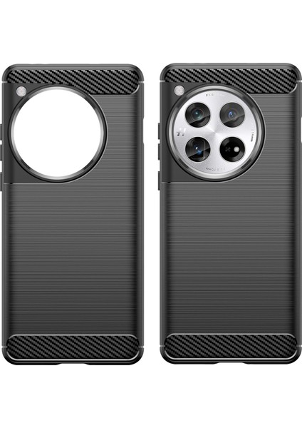 Oneplus 12 5g Kılıf Toz Önleyici Karbon Fiber Doku Tpu Telefon Kılıfı-Siyah (Yurt Dışından) modelleri