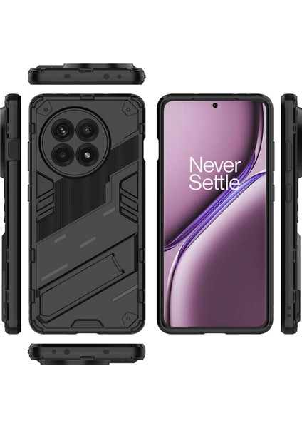 Oneplus 13R 5g/ace 5 5g/ace 5 Pro 5g Pc + Tpu Darbeye Dayanıklı Kılıf Kickstand ile Telefon Kılıfı-Siyah (Yurt Dışından) fırsatları