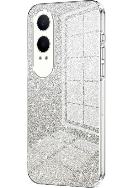 Oneplus Nord Ce4 Lite 5g/oppo K12X 5g(Çin)Kılıf Degrade Parıltılı Çizilmez Yumuşak Tpu Telefon Kılıfı-Şeffaf (Yurt Dışından)