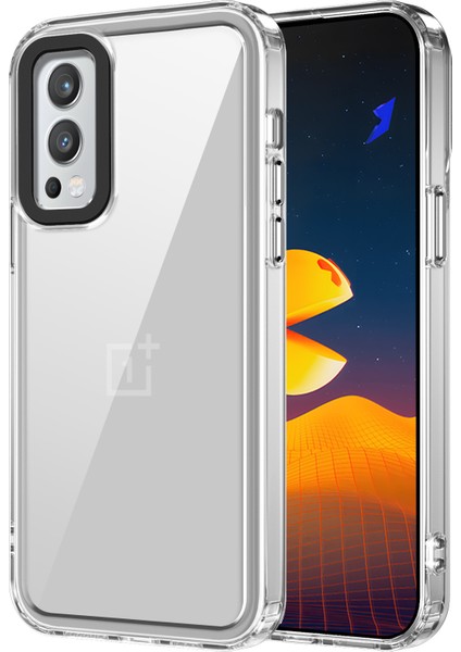 Oneplus Nord 2 5g Kılıf Pc+Tpu Darbeye Dayanıklı Akıllı Telefon Kılıfı-Şeffaf (Yurt Dışından)