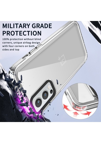 Oneplus Nord 2 5g Kılıf Pc+Tpu Darbeye Dayanıklı Akıllı Telefon Kılıfı-Şeffaf (Yurt Dışından) fırsatları