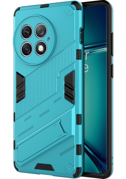 Oneplus Ace 2 Pro 5g Için Düşmeye Dayanıklı Kılıf Pc+Tpu Kickstand Koruyucu Telefon Kılıfı-Bebek Mavisi (Yurt Dışından)