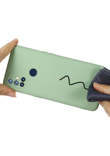 Oneplus Nord N10 5g-Yeşil Için Darbeye Dayanıklı Yumuşak Sıvı Silikon Telefon Kılıfı (Yurt Dışından) fırsatları