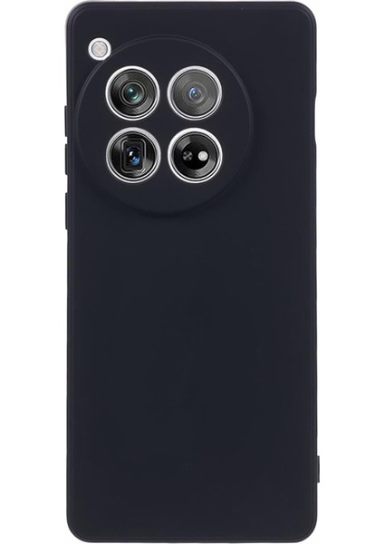 Oneplus 12 5g Kılıf Çizilmez Yumuşak Elyaf Astar Tpu Telefon Kılıfı-Siyah (Yurt Dışından)