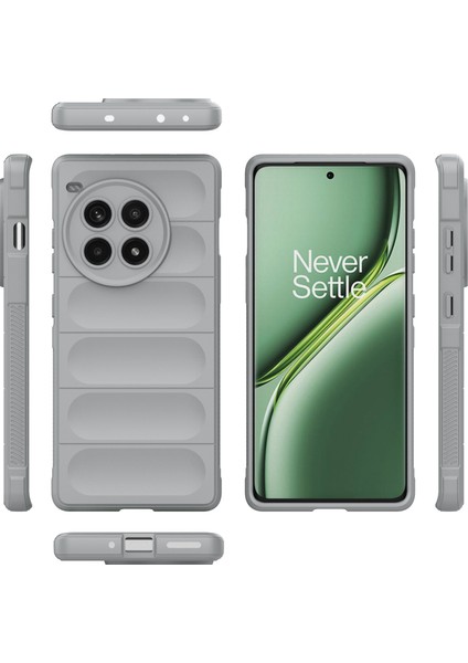 Oneplus Ace 3 Pro 5g Kılıf Düşmeye Karşı Yumuşak Tpu Telefon Kılıfı-Açık Gri (Yurt Dışından)