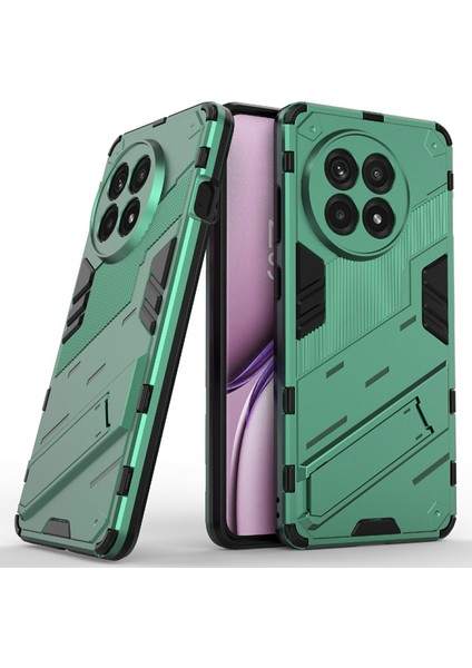 Oneplus 13R 5g/ace 5 5g/ace 5 Pro 5g Pc+Tpu Darbeye Dayanıklı Kılıf Kickstand Ile-Yeşil Telefon Kılıfı (Yurt Dışından) modelleri