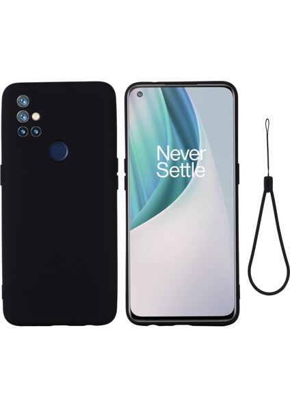 Oneplus Nord N10 5g-Siyah Için Darbeye Dayanıklı Yumuşak Sıvı Silikon Telefon Kılıfı (Yurt Dışından) fiyatları