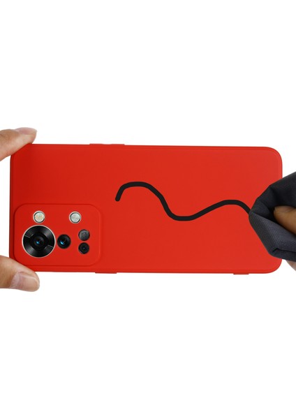 Oneplus Nord 2t 5g Silikon Telefon Kılıfı Düşmeye Dayanıklı Tampon Kapak Cep Telefonu Koruyucu-Kırmızı (Yurt Dışından) modelleri