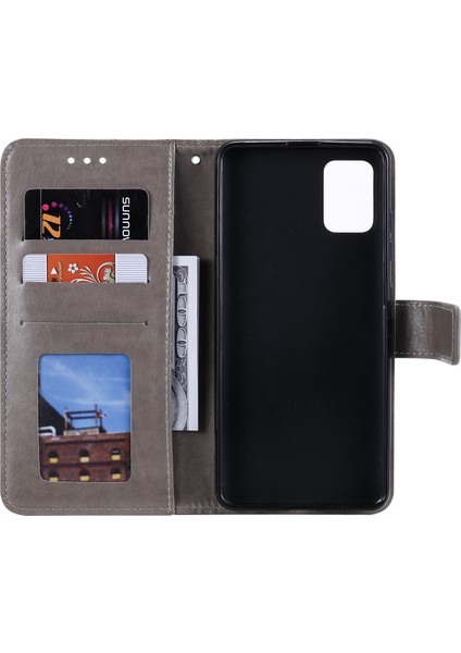 Oneplus Nord 2 5g-Gri Için Pu Deri Baskılı Mandala Desenli Cüzdan Standı Kılıf Kayışlı (Yurt Dışından) fırsatları