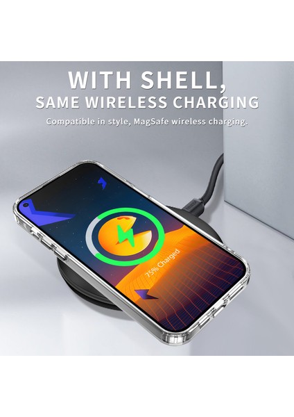 Oneplus Nord 2 5g Kılıf Pc+Tpu Darbeye Dayanıklı Akıllı Telefon Kılıfı-Şeffaf Mor (Yurt Dışından) indirimleri