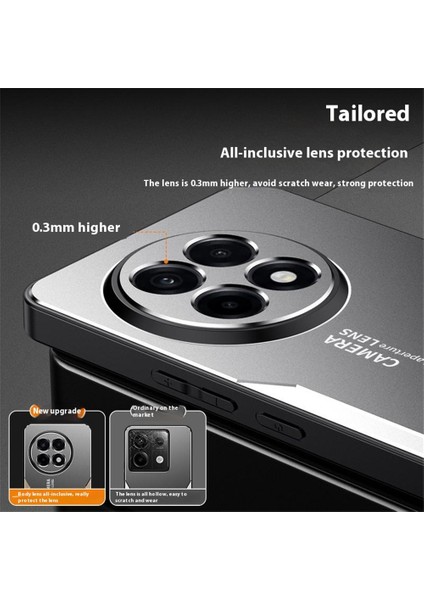 Oneplus Ace 5 5g/ace 5 Pro 5g Telefon Kılıfı Alüminyum Alaşımlı Tpu Pc Arka Kapak-Altın (Yurt Dışından) fırsatları