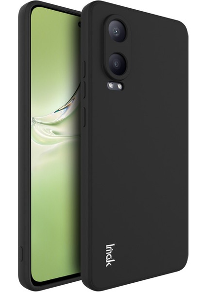 Imak Uc-4 Serisi Oneplus Nord Ce4 Lite 5g/oppo K12X 5g (Çin) Kılıf Tpu Telefon Kılıfı Düz ​​kenar Hassas Kesikler-Siyah (Yurt Dışından)