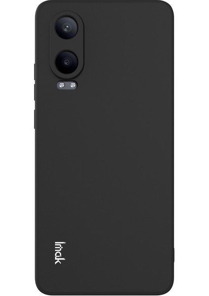 Imak Uc-4 Serisi Oneplus Nord Ce4 Lite 5g/oppo K12X 5g (Çin) Kılıf Tpu Telefon Kılıfı Düz ​​kenar Hassas Kesikler-Siyah (Yurt Dışından)