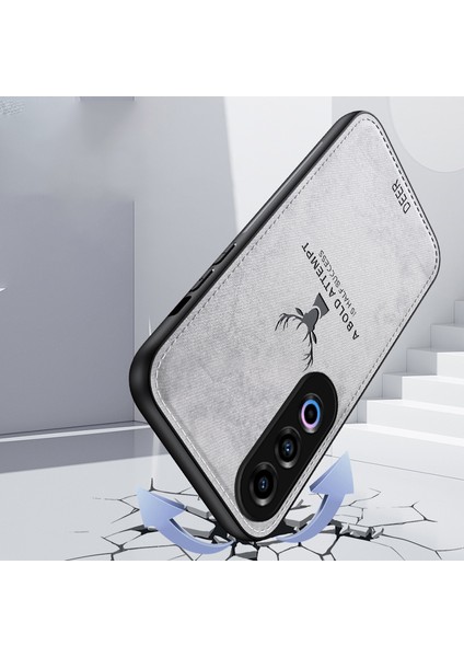 Oneplus Ace 3V 5g Koruyucu Kılıf Geyik Desenli Deri + Pc + Tpu Telefon Kılıfı - Siyah (Yurt Dışından)