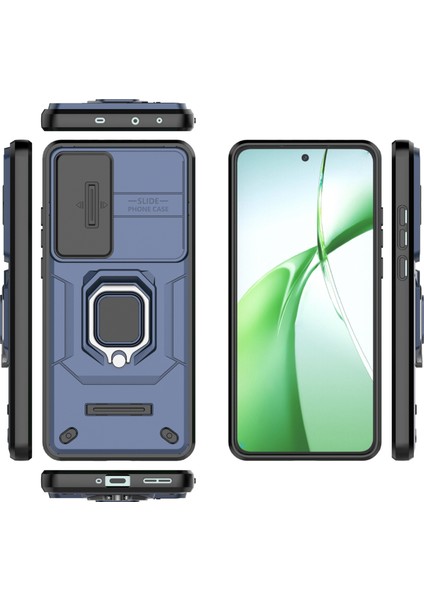 Oneplus Nord Ce4 5g Kamera Koruma Kickstand Kılıfı Sağlam Pc+Tpu Telefon Kılıfı-Mavi (Yurt Dışından) fırsatları