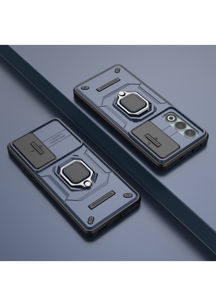Oneplus Nord Ce4 5g Kamera Koruma Kickstand Kılıfı Sağlam Pc+Tpu Telefon Kılıfı-Mavi (Yurt Dışından) indirimleri