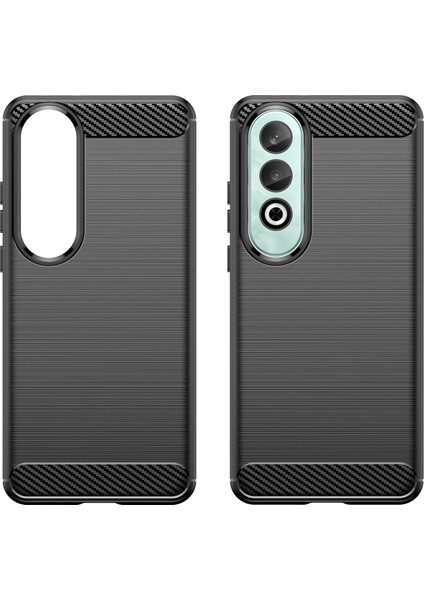 Oneplus Nord Ce4 5g Kılıf Karbon Fiber Doku Tpu Telefon Kılıfı -Siyah (Yurt Dışından)