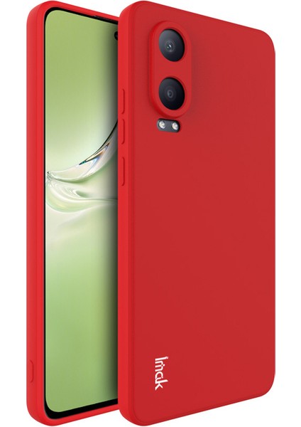 Imak Uc-4 Serisi Oneplus Nord Ce4 Lite 5g/oppo K12X 5g (Çin) Kılıf Tpu Telefon Kılıfı Düz ​​kenar Hassas Kesikler-Kırmızı (Yurt Dışından)