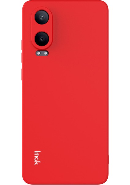 Imak Uc-4 Serisi Oneplus Nord Ce4 Lite 5g/oppo K12X 5g (Çin) Kılıf Tpu Telefon Kılıfı Düz ​​kenar Hassas Kesikler-Kırmızı (Yurt Dışından)