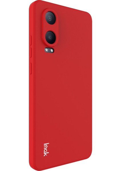 Imak Uc-4 Serisi Oneplus Nord Ce4 Lite 5g/oppo K12X 5g (Çin) Kılıf Tpu Telefon Kılıfı Düz ​​kenar Hassas Kesikler-Kırmızı (Yurt Dışından)