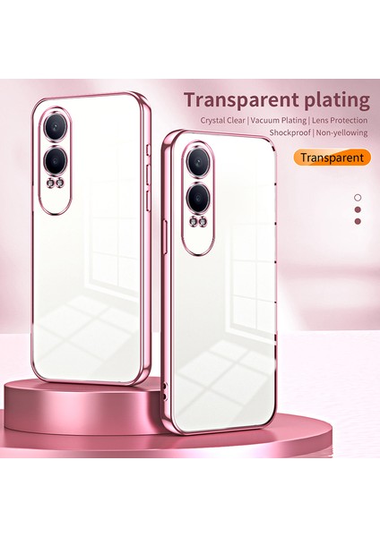 Oneplus Nord Ce4 Lite 5g/oppo K12X 5g(China)Kılıf Elektrokaplama Tasarım Yumuşak Tpu Darbeye Dayanıklı Telefon Kılıfı-Yeşil (Yurt Dışından)