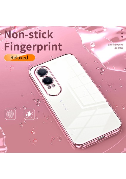 Oneplus Nord Ce4 Lite 5g/oppo K12X 5g(China)Kılıf Elektrokaplama Tasarım Yumuşak Tpu Darbeye Dayanıklı Telefon Kılıfı-Yeşil (Yurt Dışından)