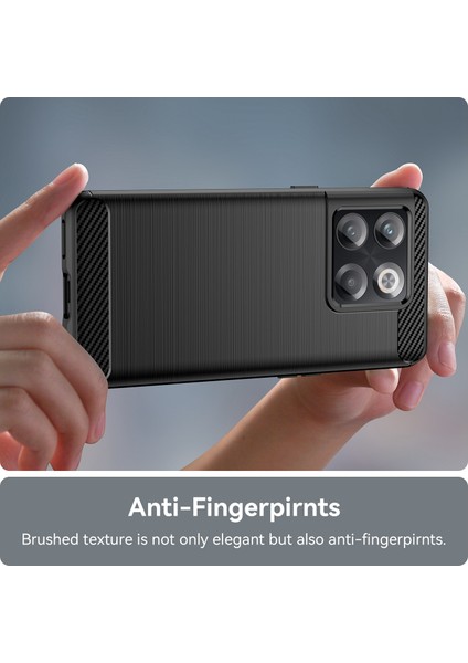 Oneplus Ace Pro 5g Telefon Kabuk Kılıfı Parmak Izi Önleyici Fırçalanmış Karbon Fiber Doku Yumuşak Tpu Telefon Kılıfı-Siyah (Yurt Dışından) fırsatları