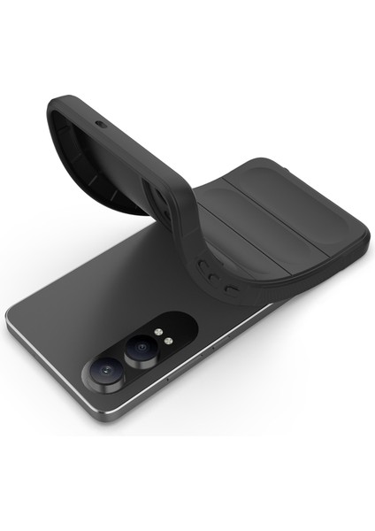 Oneplus Nord Ce4 Lite 5g/oppo K12X 5g (Çin) Kılıf Düşmeye Dayanıklı Yumuşak Tpu Cep Telefonu Kılıfı-Siyah (Yurt Dışından)