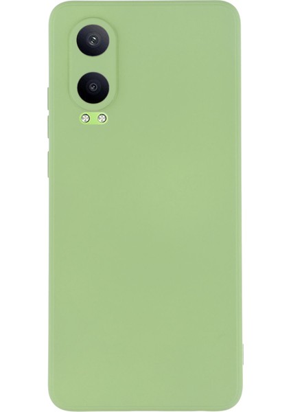 Oneplus Nord Ce4 Lite 5g/oppo K12X 5g(Çin)Kılıf Tpu Arka Yumuşak Çizilmez Fiber Astar Telefon Kılıfı-Matcha Yeşili (Yurt Dışından)