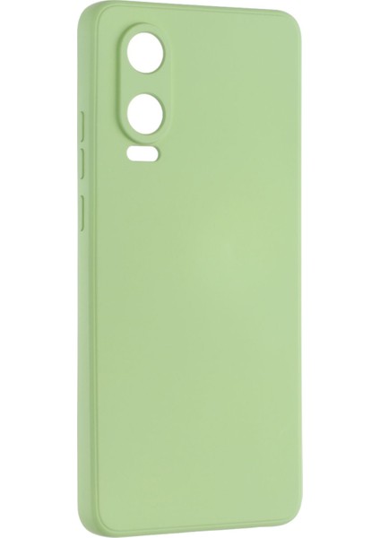 Oneplus Nord Ce4 Lite 5g/oppo K12X 5g(Çin)Kılıf Tpu Arka Yumuşak Çizilmez Fiber Astar Telefon Kılıfı-Matcha Yeşili (Yurt Dışından)