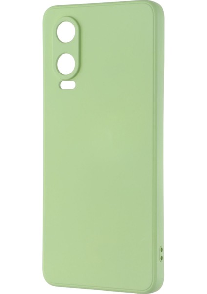 Oneplus Nord Ce4 Lite 5g/oppo K12X 5g(Çin)Kılıf Tpu Arka Yumuşak Çizilmez Fiber Astar Telefon Kılıfı-Matcha Yeşili (Yurt Dışından)