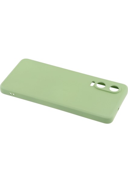 Oneplus Nord Ce4 Lite 5g/oppo K12X 5g(Çin)Kılıf Tpu Arka Yumuşak Çizilmez Fiber Astar Telefon Kılıfı-Matcha Yeşili (Yurt Dışından)