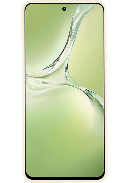 Oneplus Nord Ce4 Lite 5g/oppo K12X 5g (Çin) Kılıf Tpu Arka Yumuşak Çizilmez Fiber Astar Telefon Kılıfı-Beyaz (Yurt Dışından)