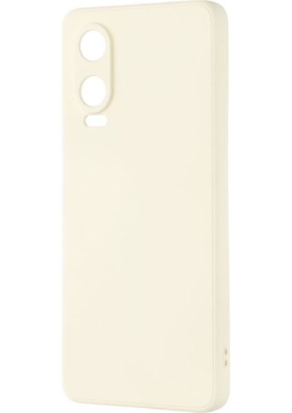 Oneplus Nord Ce4 Lite 5g/oppo K12X 5g (Çin) Kılıf Tpu Arka Yumuşak Çizilmez Fiber Astar Telefon Kılıfı-Beyaz (Yurt Dışından)
