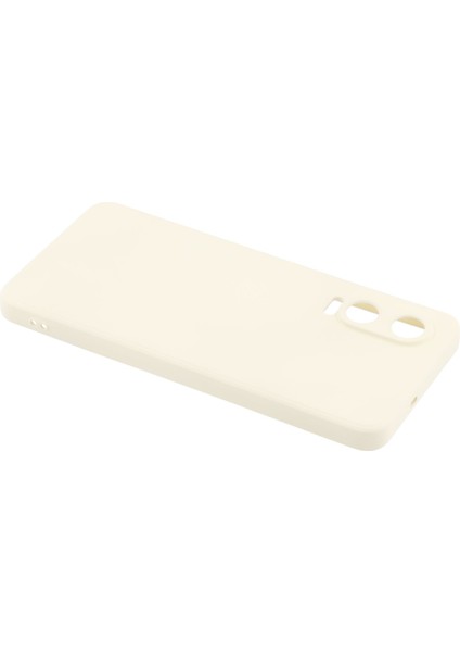 Oneplus Nord Ce4 Lite 5g/oppo K12X 5g (Çin) Kılıf Tpu Arka Yumuşak Çizilmez Fiber Astar Telefon Kılıfı-Beyaz (Yurt Dışından)