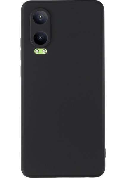 Oneplus Nord Ce4 Lite 5g/oppo K12X 5g (Çin) Kılıf Tpu Arka Yumuşak Çizilmez Fiber Astar Telefon Kılıfı-Siyah (Yurt Dışından)