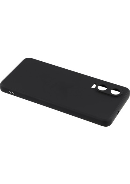Oneplus Nord Ce4 Lite 5g/oppo K12X 5g (Çin) Kılıf Tpu Arka Yumuşak Çizilmez Fiber Astar Telefon Kılıfı-Siyah (Yurt Dışından)