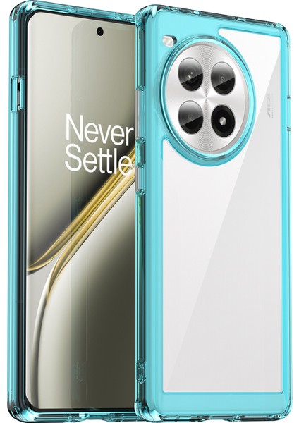 Oneplus Ace 3 Pro 5g Kılıf Tpu+Akrilik Şeffaf Arka Telefon Kılıfı-Şeffaf Mavi (Yurt Dışından)