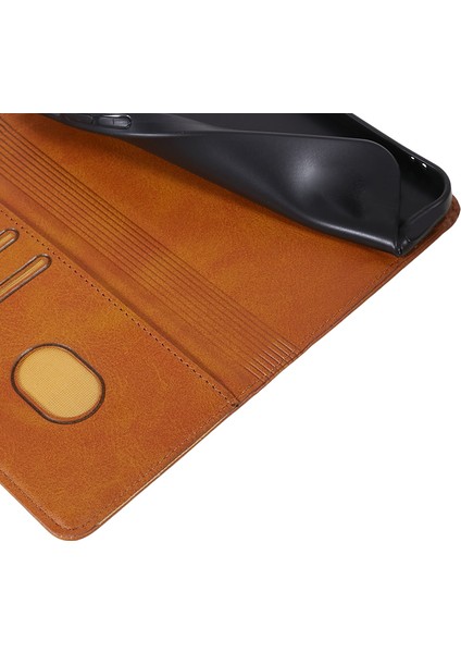 Oneplus Nord 3 5g/ace 2V Iş Stili Cüzdan Telefon Kılıfı Dana Dokusu Düşmeye Karşı Dayanıklı Pu Deri Kabuk Kılıf-Haki (Yurt Dışından)
