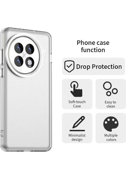 Oneplus 13 Kılıf Pc+Tpu+Pet Mat Düşmeye Karşı Dayanıklı Telefon Arka Kapağı-Beyaz (Yurt Dışından)